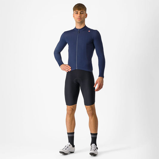 CASTELLI ESPRESSO THERMAL Long Sleeve Jersey Blue