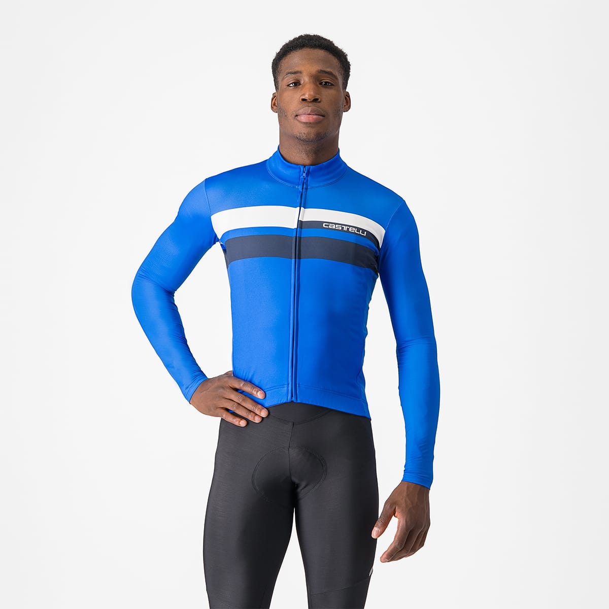 CASTELLI LINEARE Long Sleeve Jersey Blue