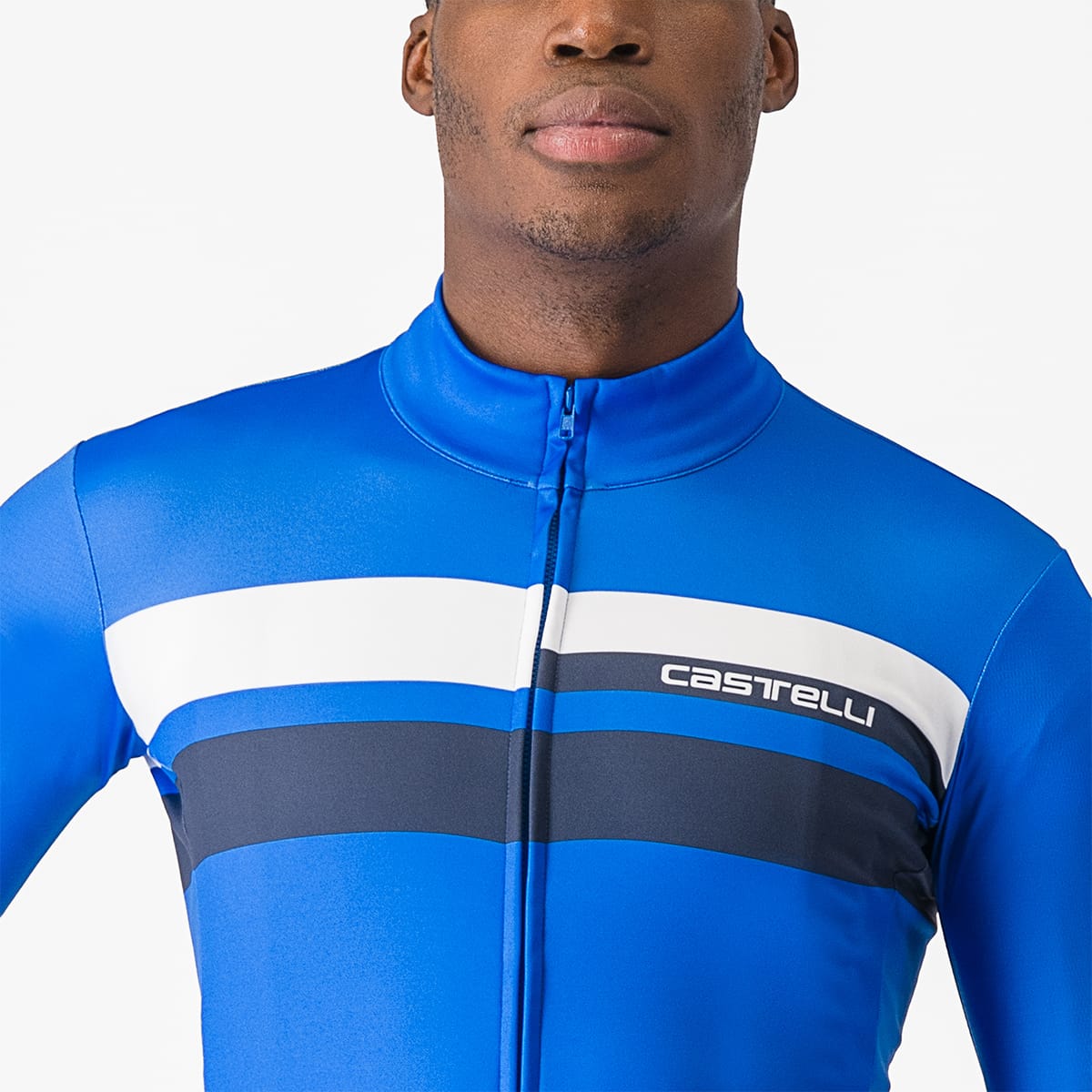 CASTELLI LINEARE Long Sleeve Jersey Blue