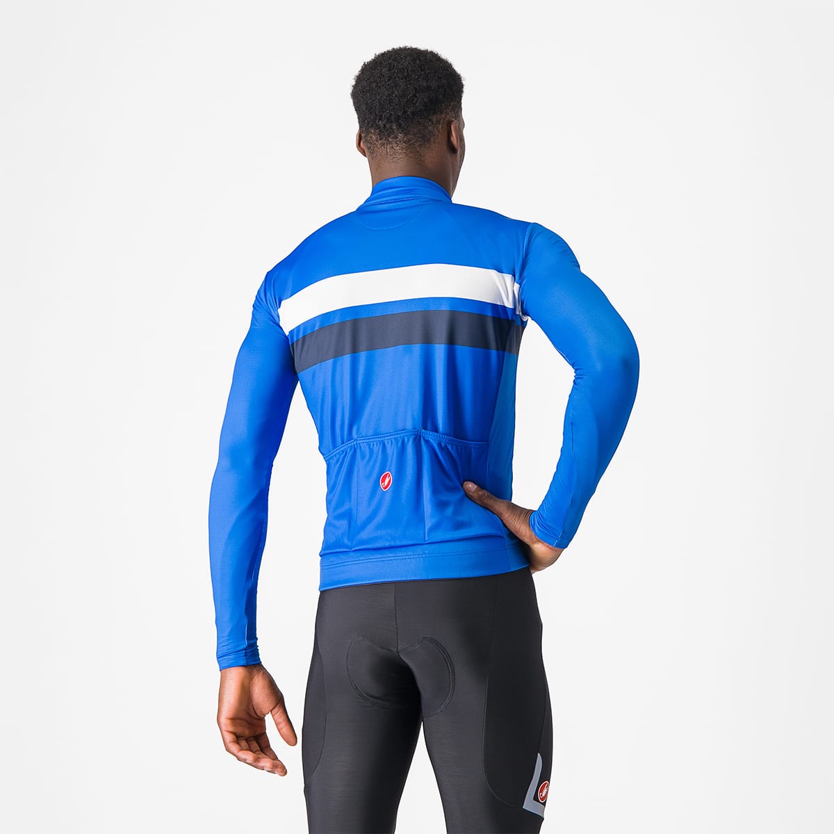 CASTELLI LINEARE Long Sleeve Jersey Blue