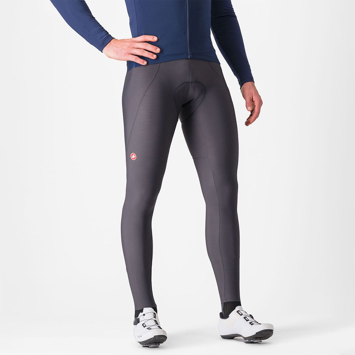 CASTELLI ESPRESSO Long Bib Shorts Grey