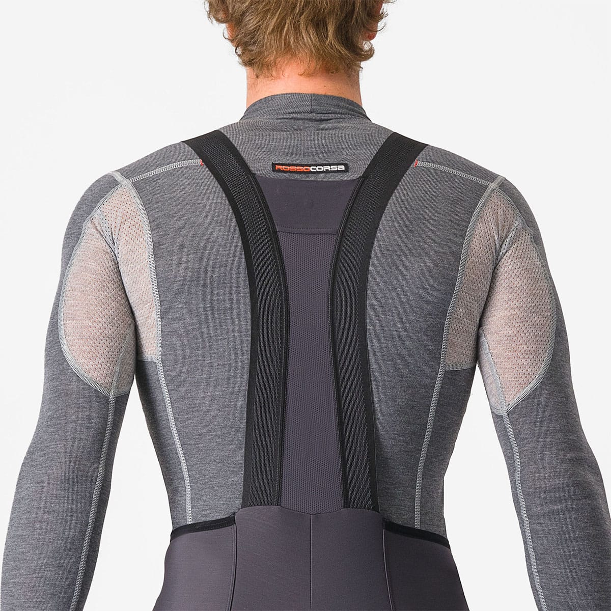 CASTELLI ESPRESSO Long Bib Shorts Grey