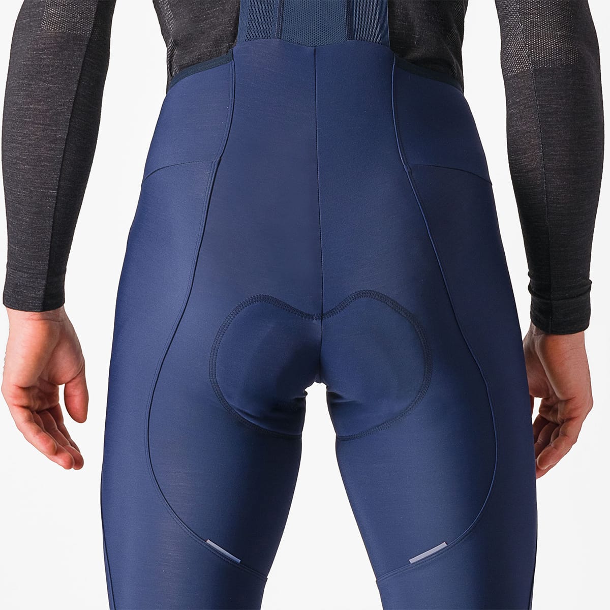 CASTELLI ESPRESSO Long Bib Shorts Blue