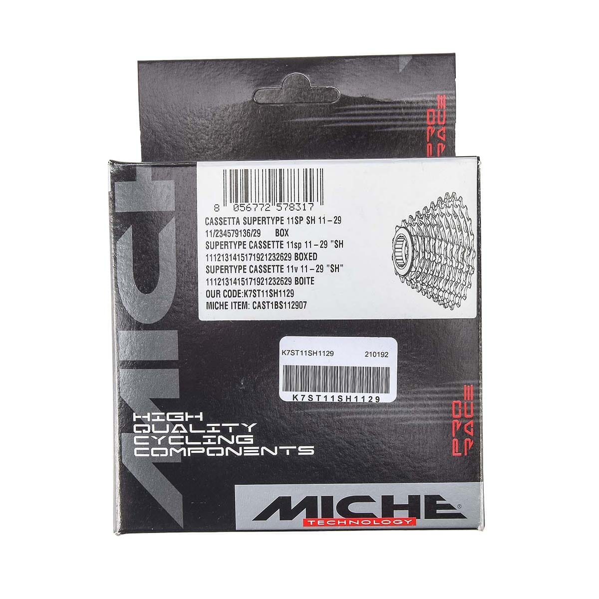 Cassette 11V MICHE SUPERTYPE Shimano