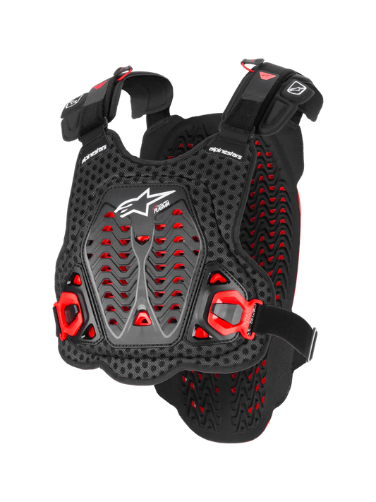 Protective breastplate ALPINETSARS A-5 PLASMA Black/Red