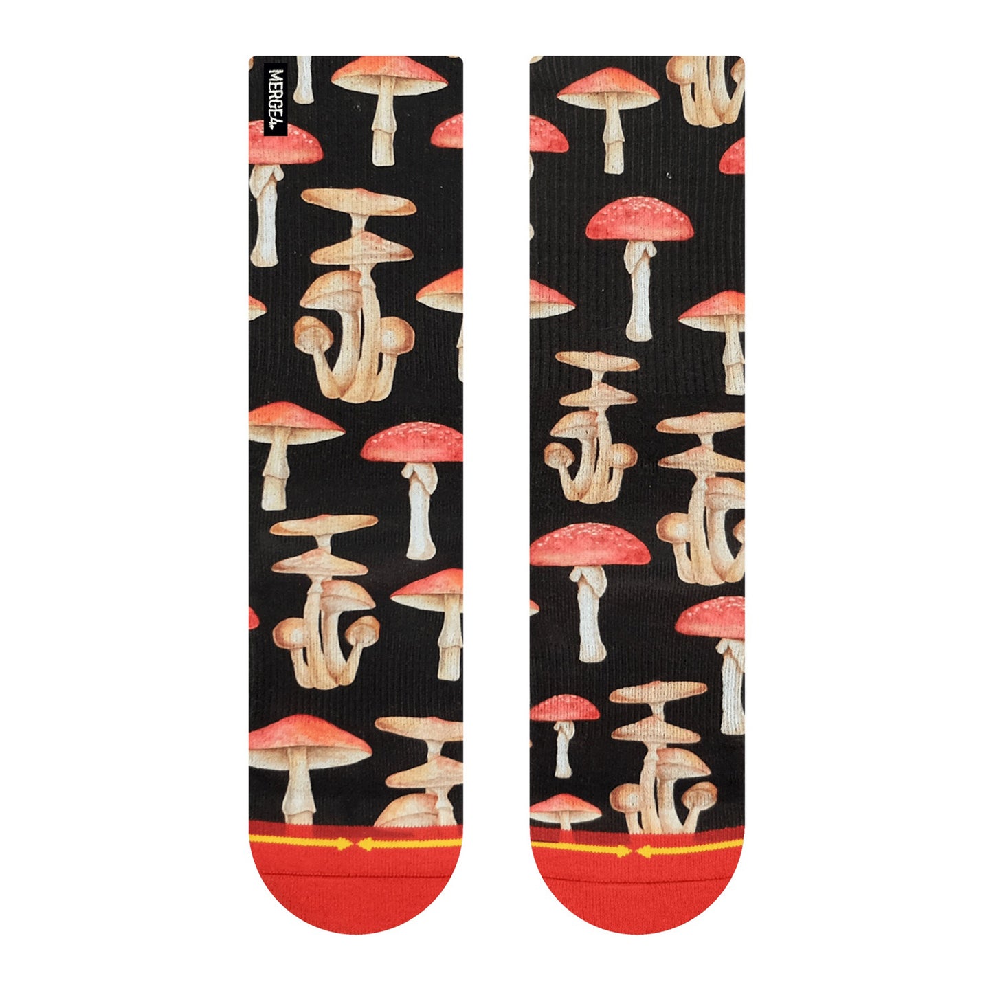 MERGE4 HANNA MINCK MUSHROOM Socks