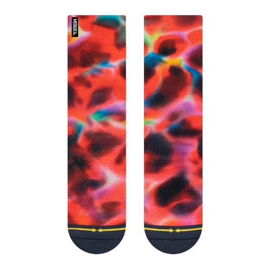 MERGE4 DJB RED WATER Socks