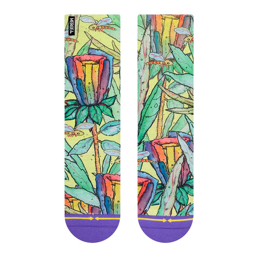 MERGE4 OTIS RAINBOW FLOWER Socks