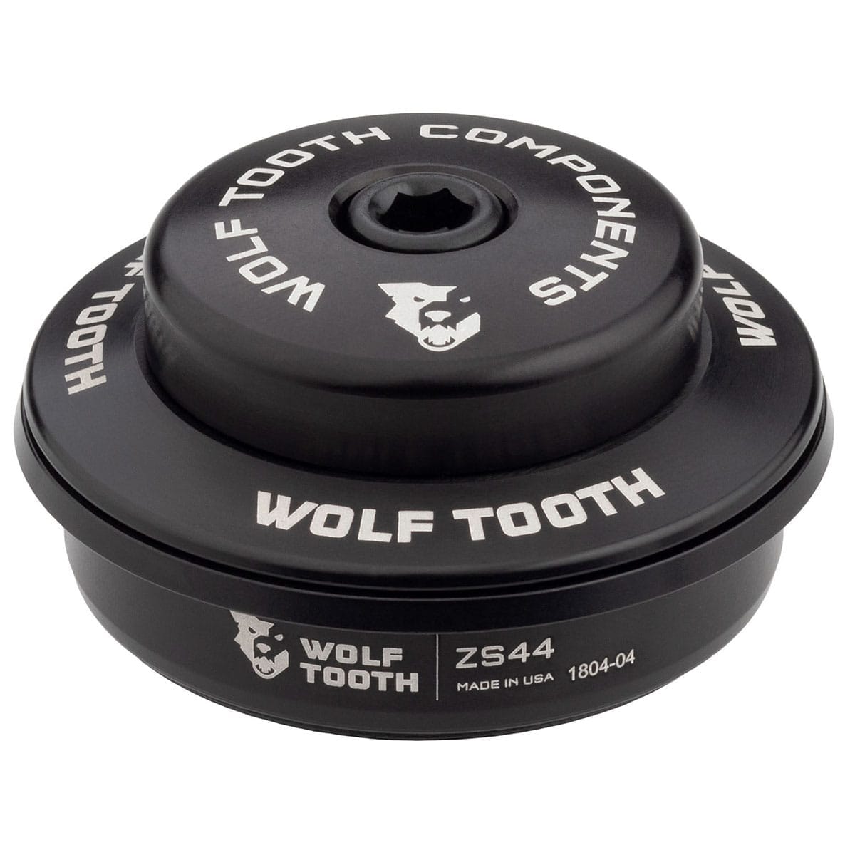 Cuvette Haute pour Jeu de Direction Semi-Intégré WOLF TOOTH PREMIUM  1"1/8 ZS44 Stack 6 mm Noir