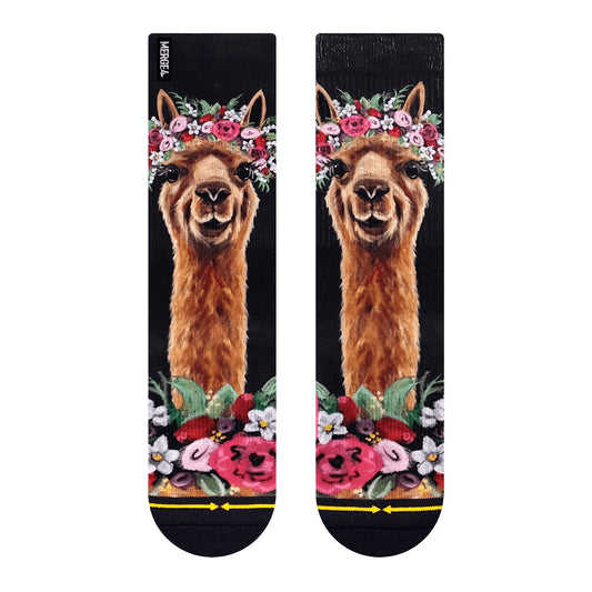 MERGE4 Socks LEE KELLER ALPACA FARM ANIMAL