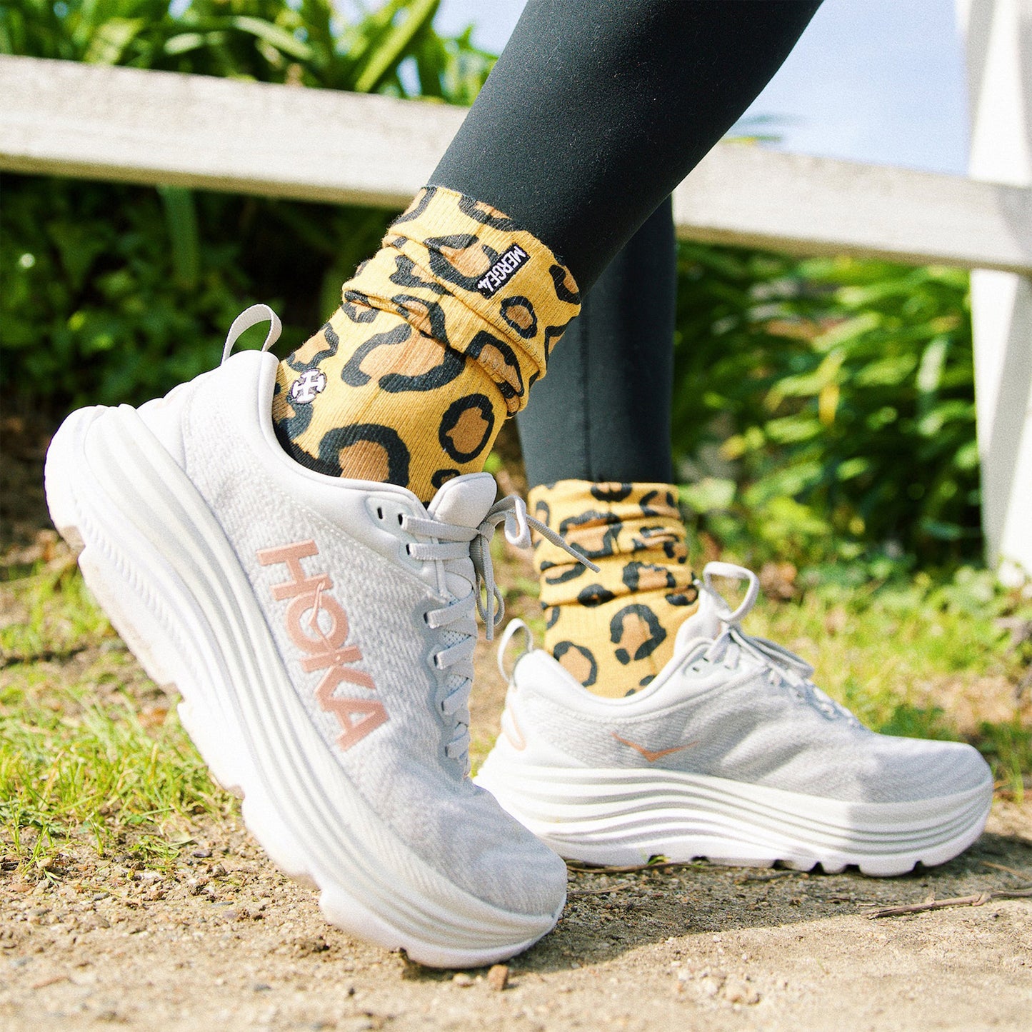 MERGE4 LEOPARD socks