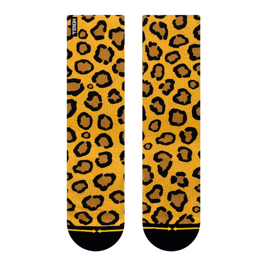 MERGE4 LEOPARD PRINT JUNGLE CAT Socks