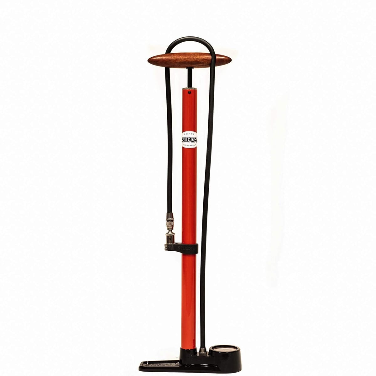 SILCA PISTA Foot Pump Red