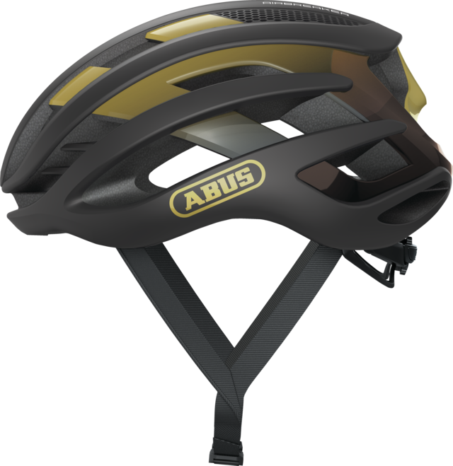 ABUS AIRBREAKER Road Helmet Black/Gold