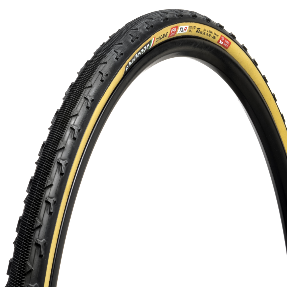 CHALLENGE OPEN CHICANE 700x33c tire Tubeless Ready Beige