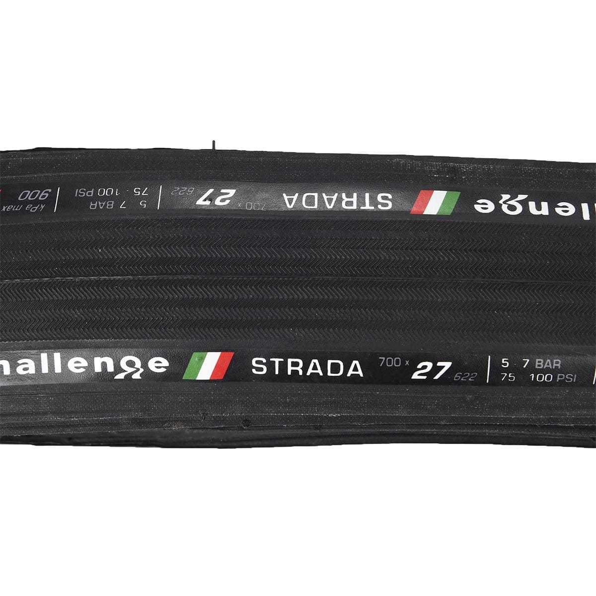 Pneu CHALLENGE STRADA 700x27c TubeType Souple Noir