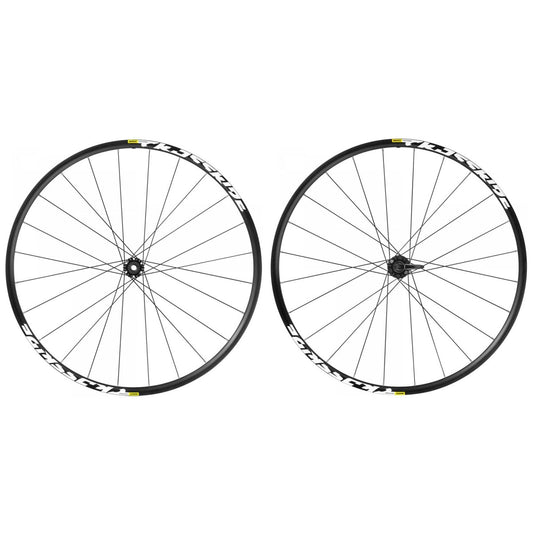 Pair of MAVIC CROSSRIDE FTS-X 26" Shimano HG 6 Hole Wheels