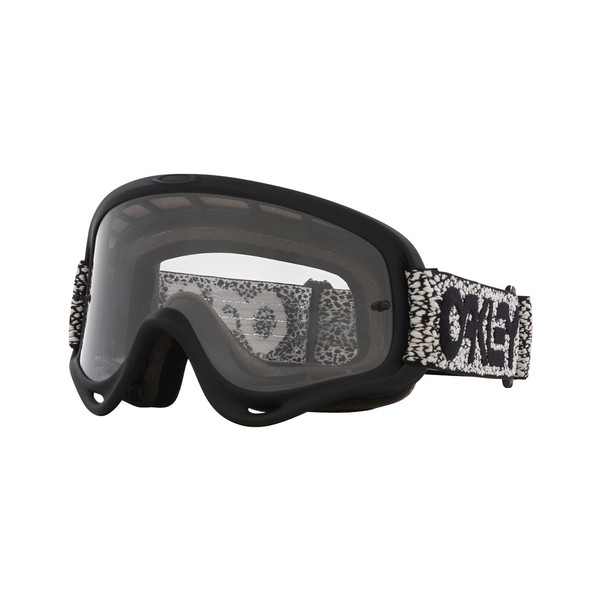 OAKLEY O FRAME MX Grey Crackle Transparent Goggle -OO7029-74