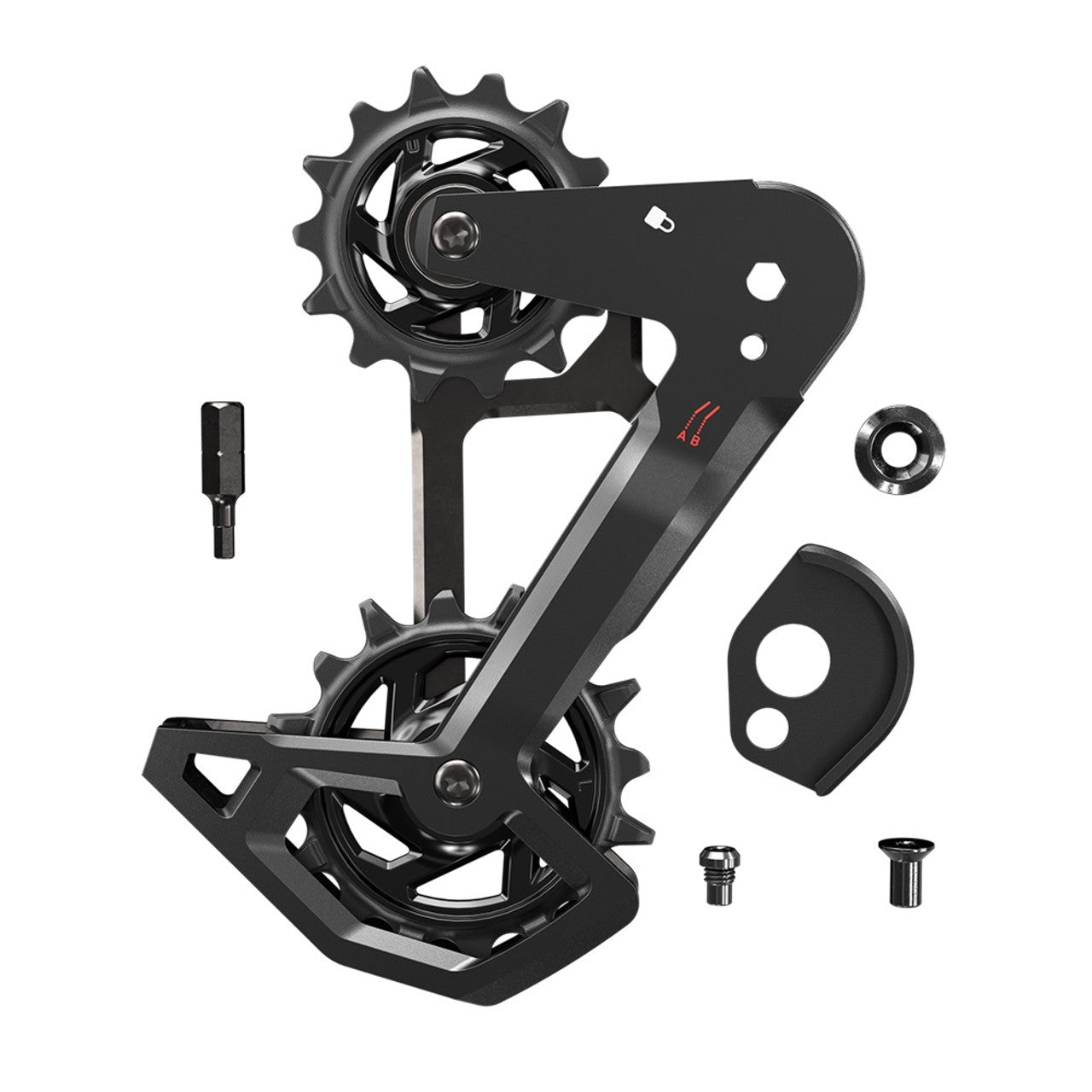 SRAM T-TYPE EAGLE AXS Alu Complete Derailleur Cage (without damping spring)