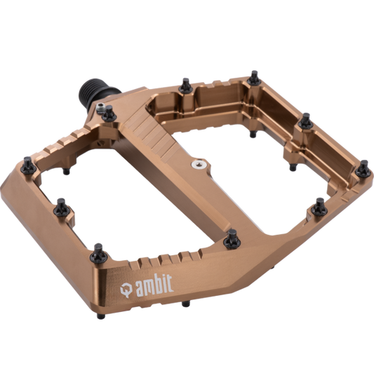 AMBIT Breach Large Brown flat pedals