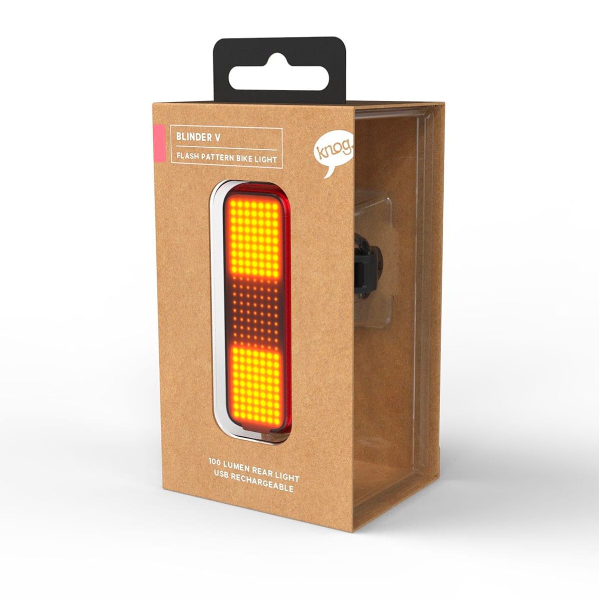 KNOG BLINDER V rear light - Bolt - Black