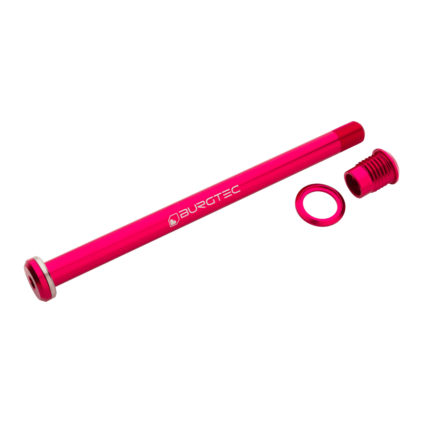 BURGTEC 173.7mm Rear Wheel Axle for Santa Cruz Pink Frames