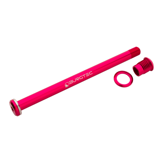 BURGTEC 173.7mm Rear Wheel Axle for Santa Cruz Pink Frames