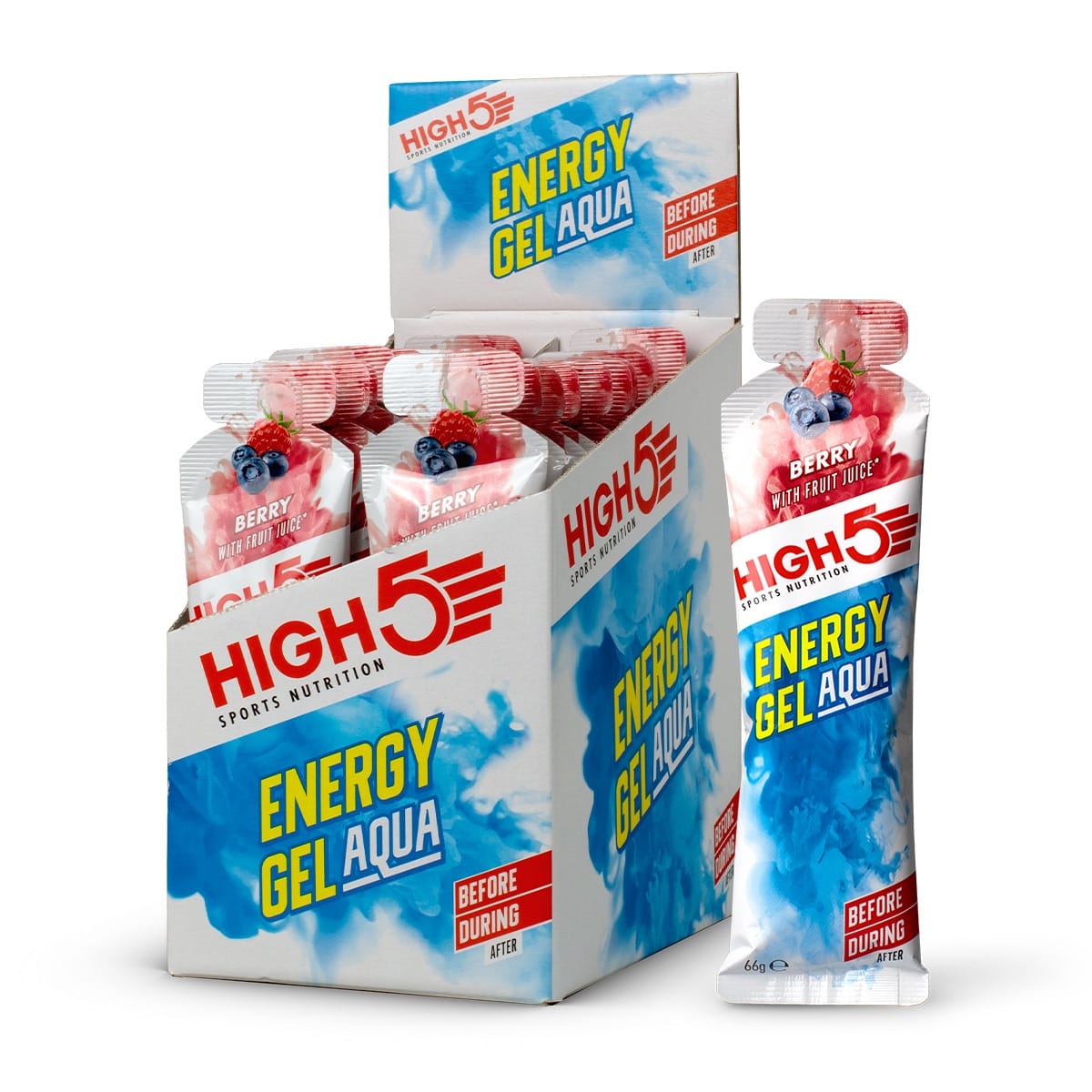 HIGH5 ENERGY GEL Aqua (66g) Red berries