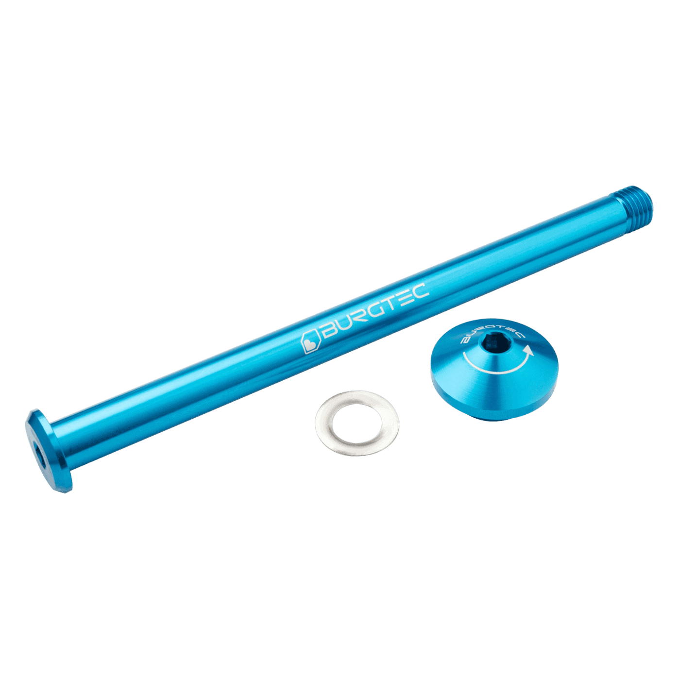 BURGTEC 171mm Rear Wheel Axle for Yeti Frame Blue