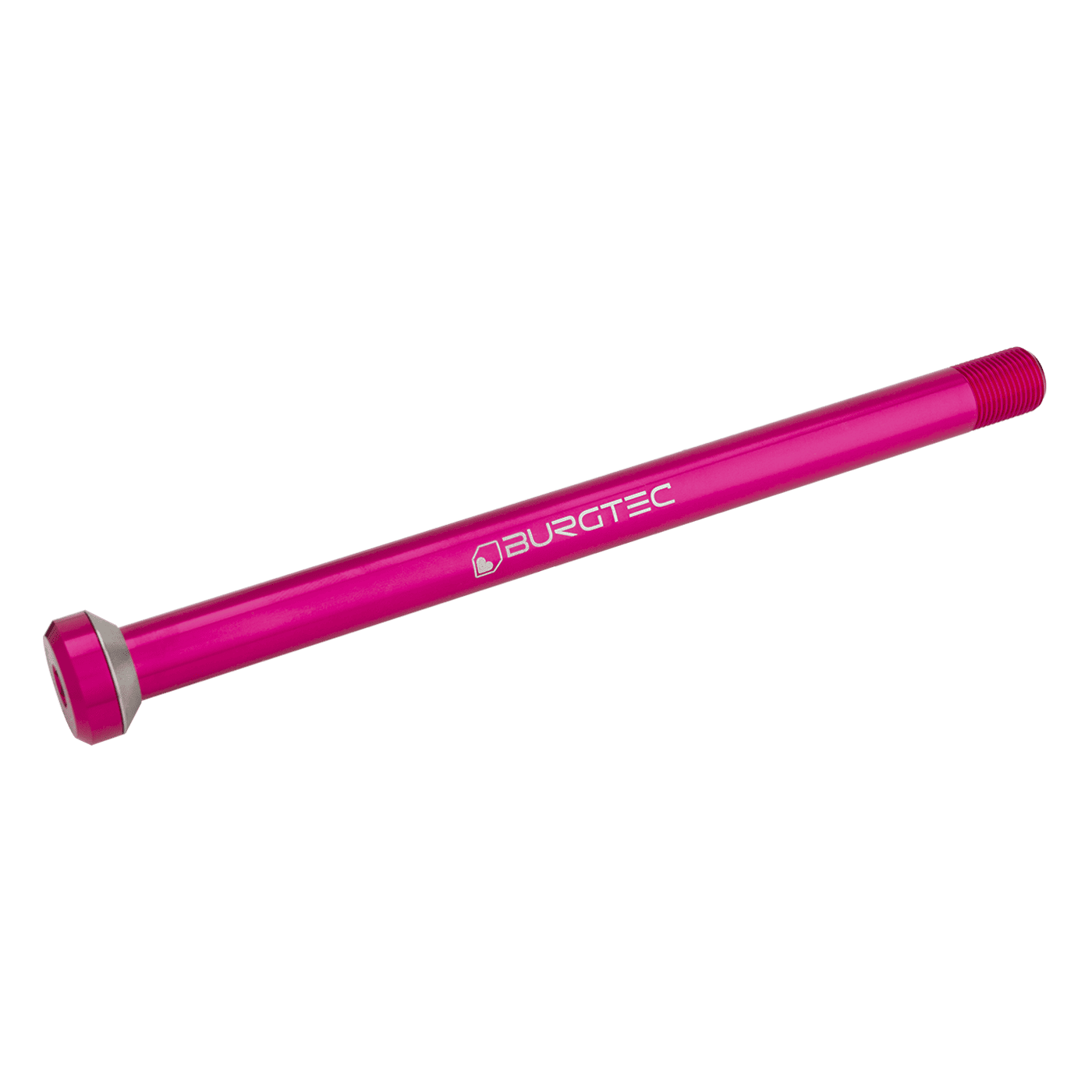 BURGTEC Rear Wheel Axle 175.5mm for Specialized Frames Pink