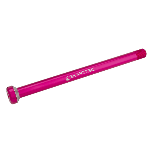 BURGTEC Rear Wheel Axle 175.5mm for Specialized Frames Pink