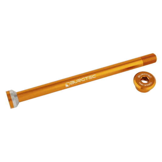 BURGTEC 171mm Rear Wheel Axle for Transition Orange Frames