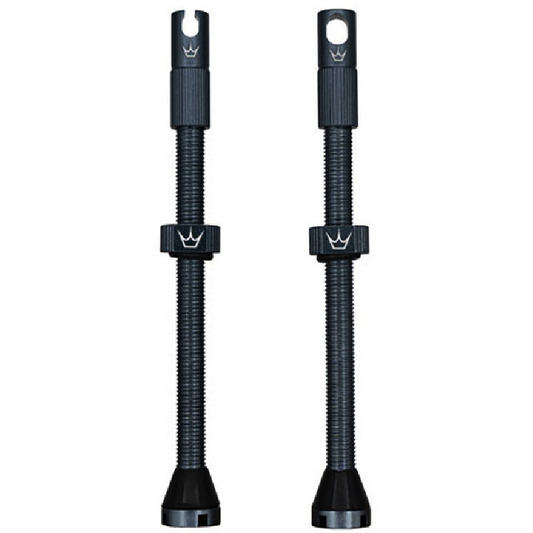 Tubeless PEATY'S x Chris King MK2 Presta 80 mm valves (x2) Slate