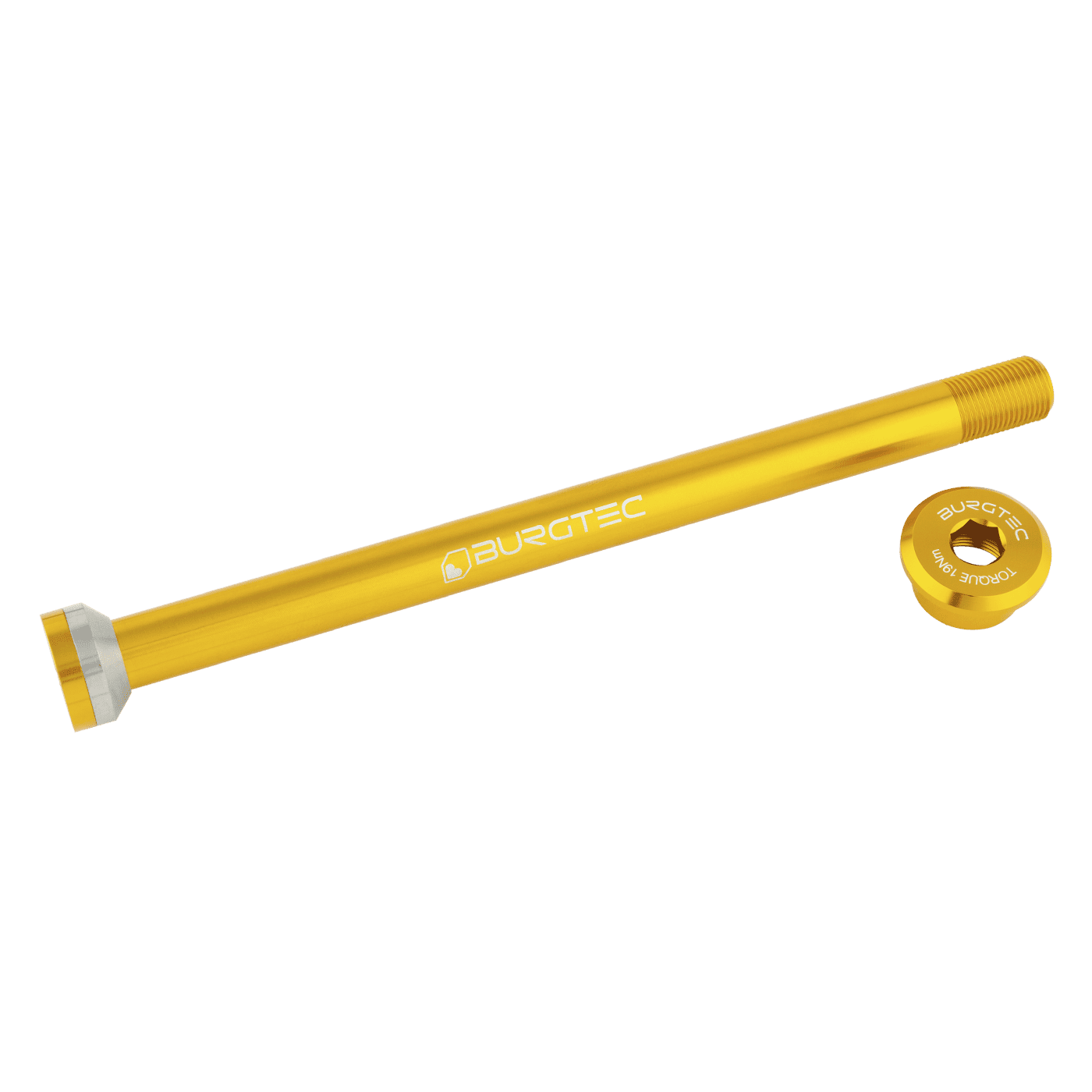 BURGTEC 171mm Rear Wheel Axle for Gold Transition Frames