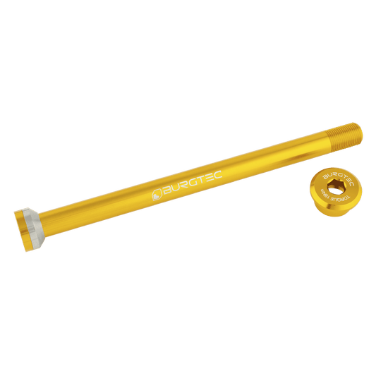 BURGTEC 171mm Rear Wheel Axle for Gold Transition Frames