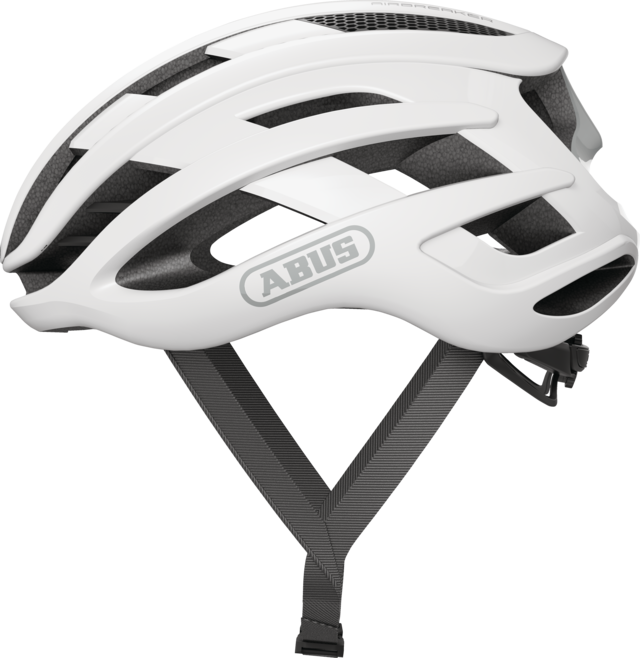ABUS AIRBREAKER POLAR Road Helmet White