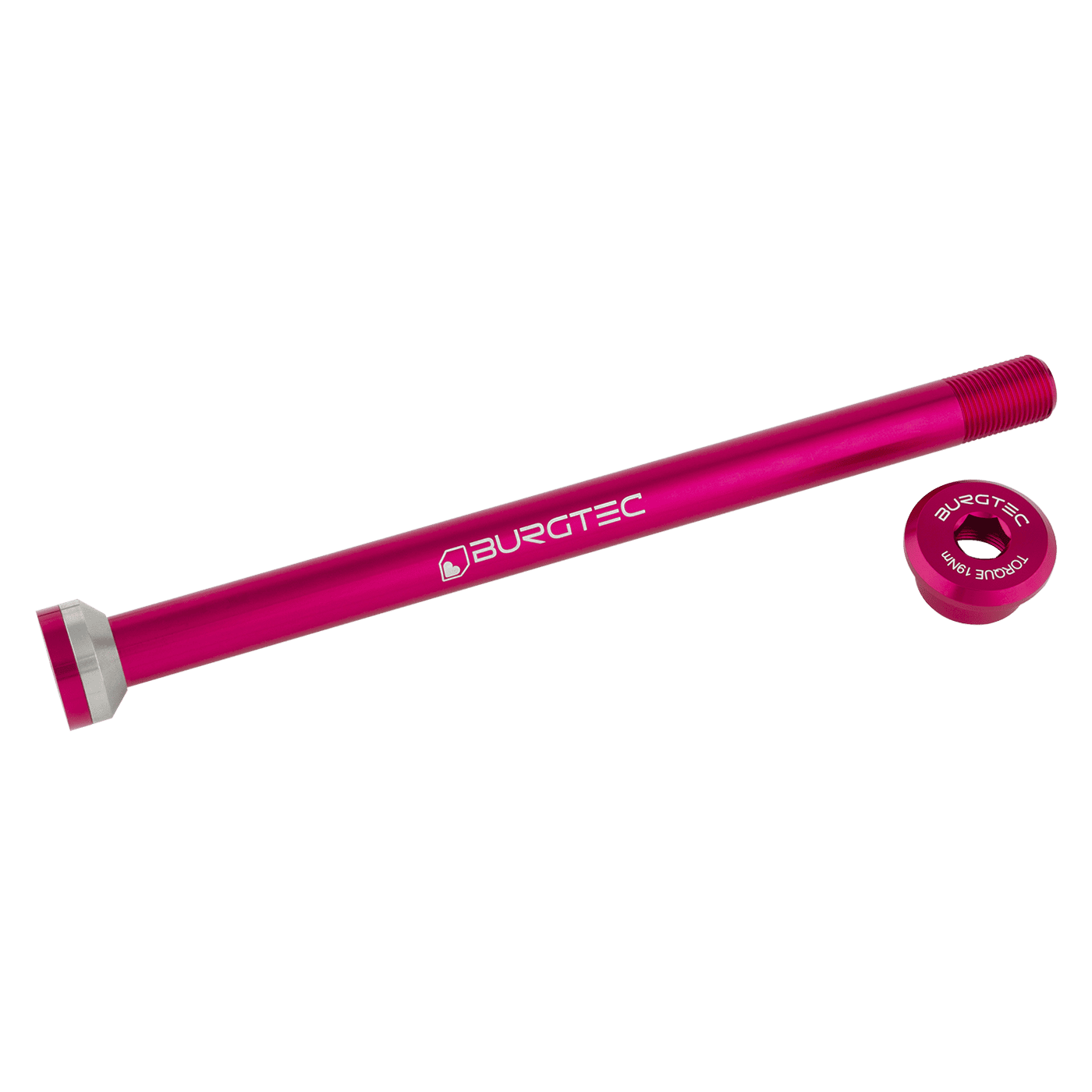 BURGTEC 171mm Rear Wheel Axle for Pink Transition Frames