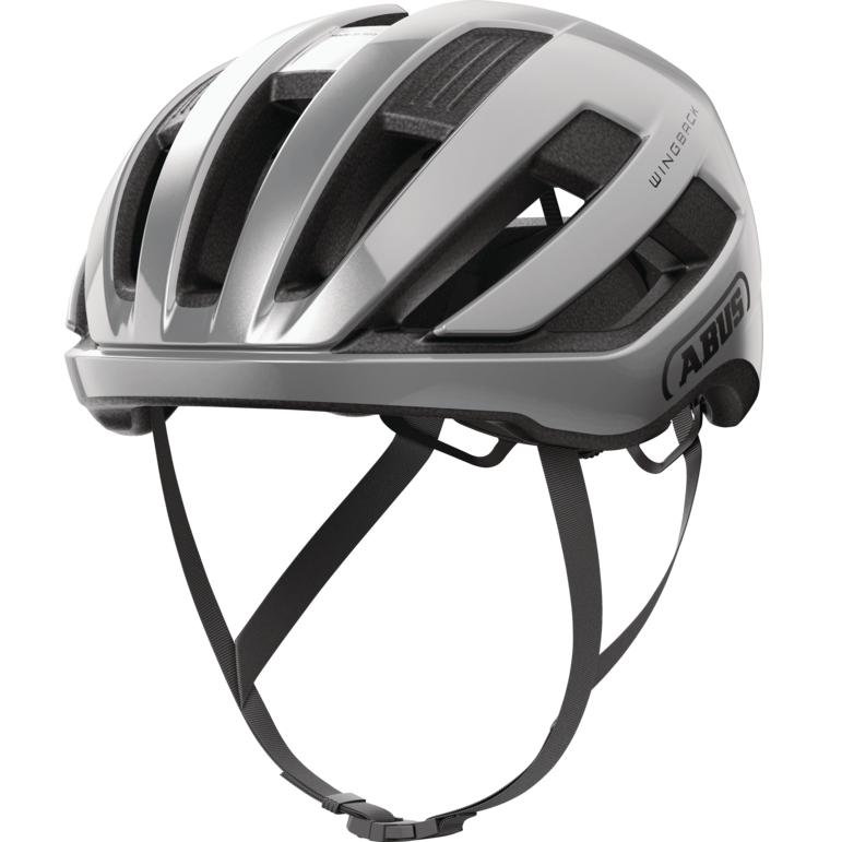 ABUS WINGBACK Road Helmet Silver