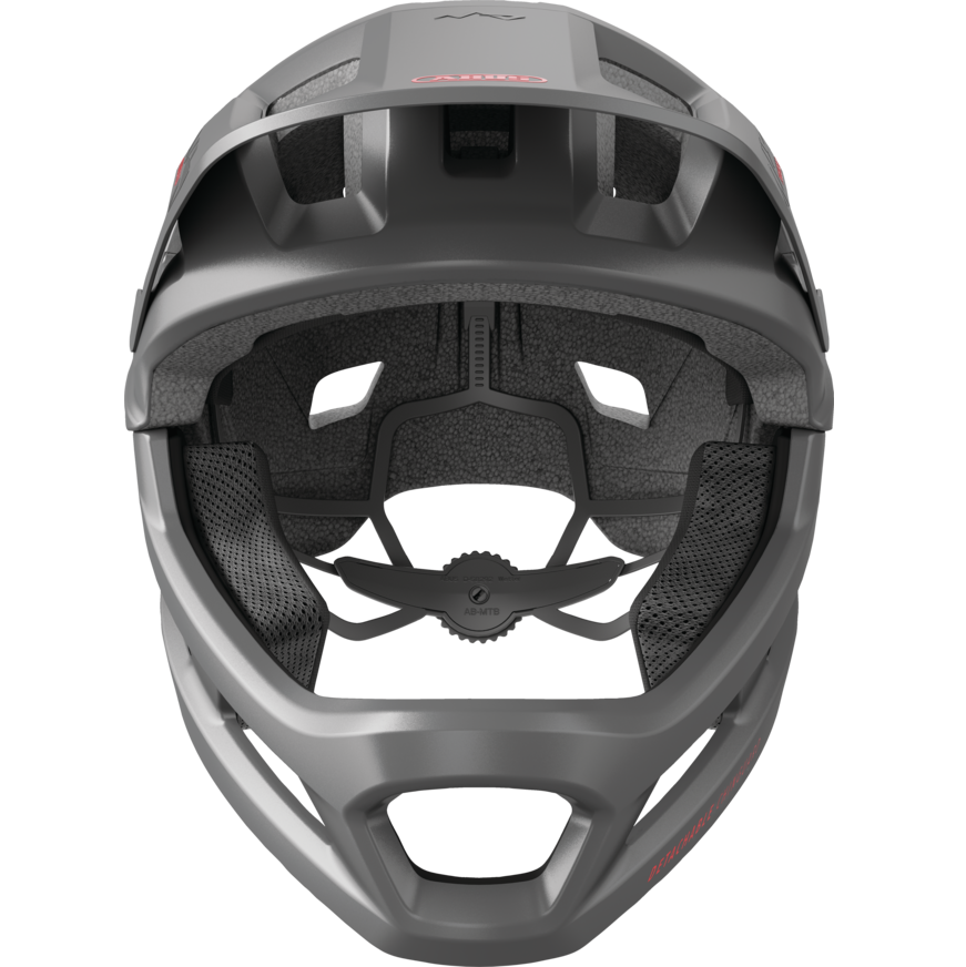 ABUS YOUDROP FF Junior Mountain Bike Helmet, Gray