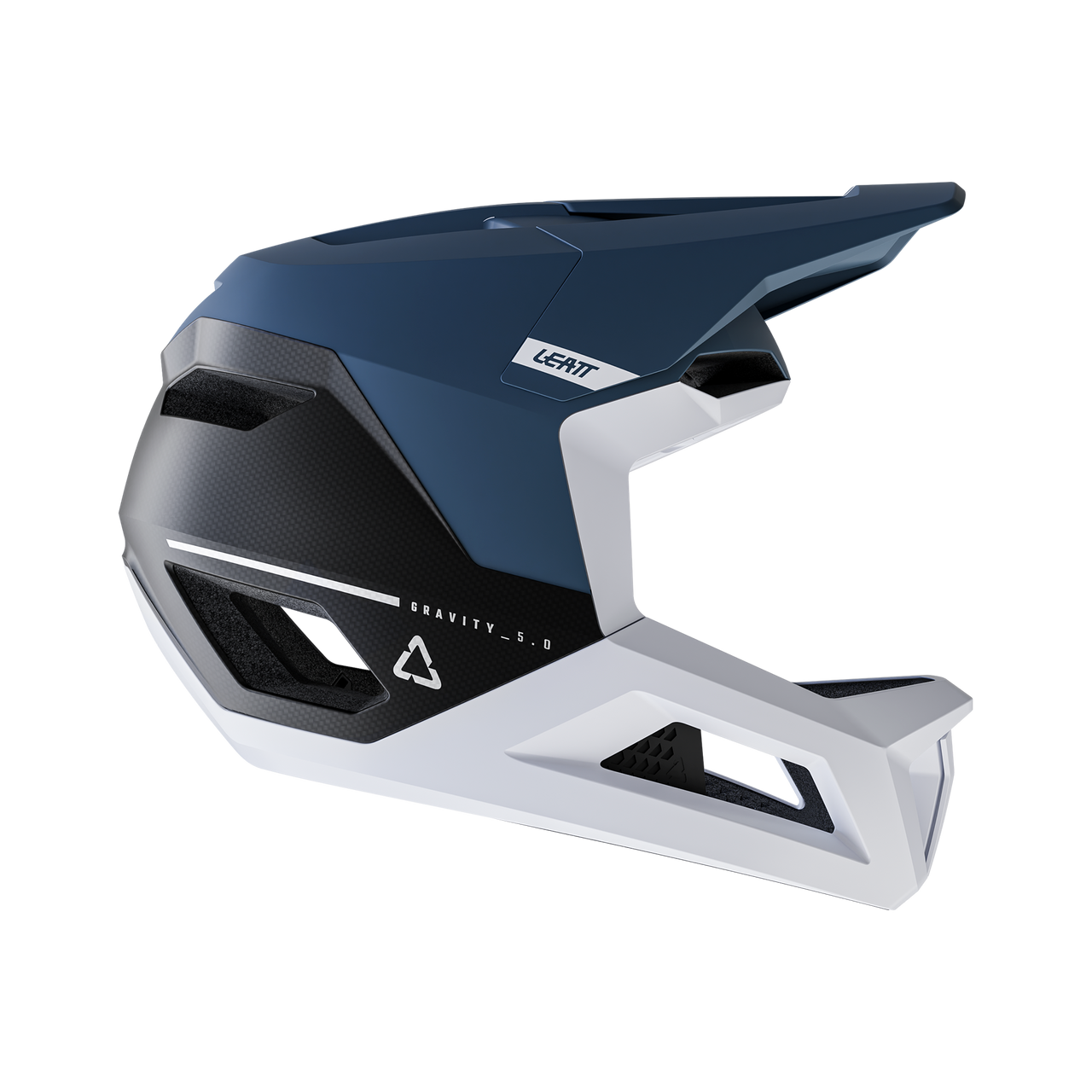 LEATT MTB GRAVITY 5.0 blue/white helmet