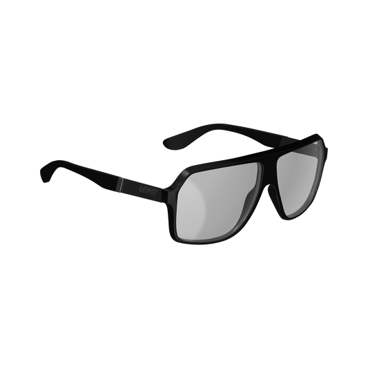 LEATT THEVIZ ANDES Glasses Black Polarised Silver Lens