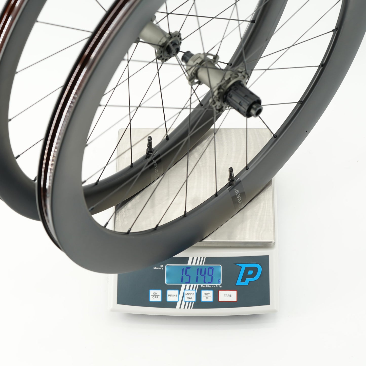 Pair of SCOM AERO 50-62 Tubeless Ready Wheels (Center Lock)