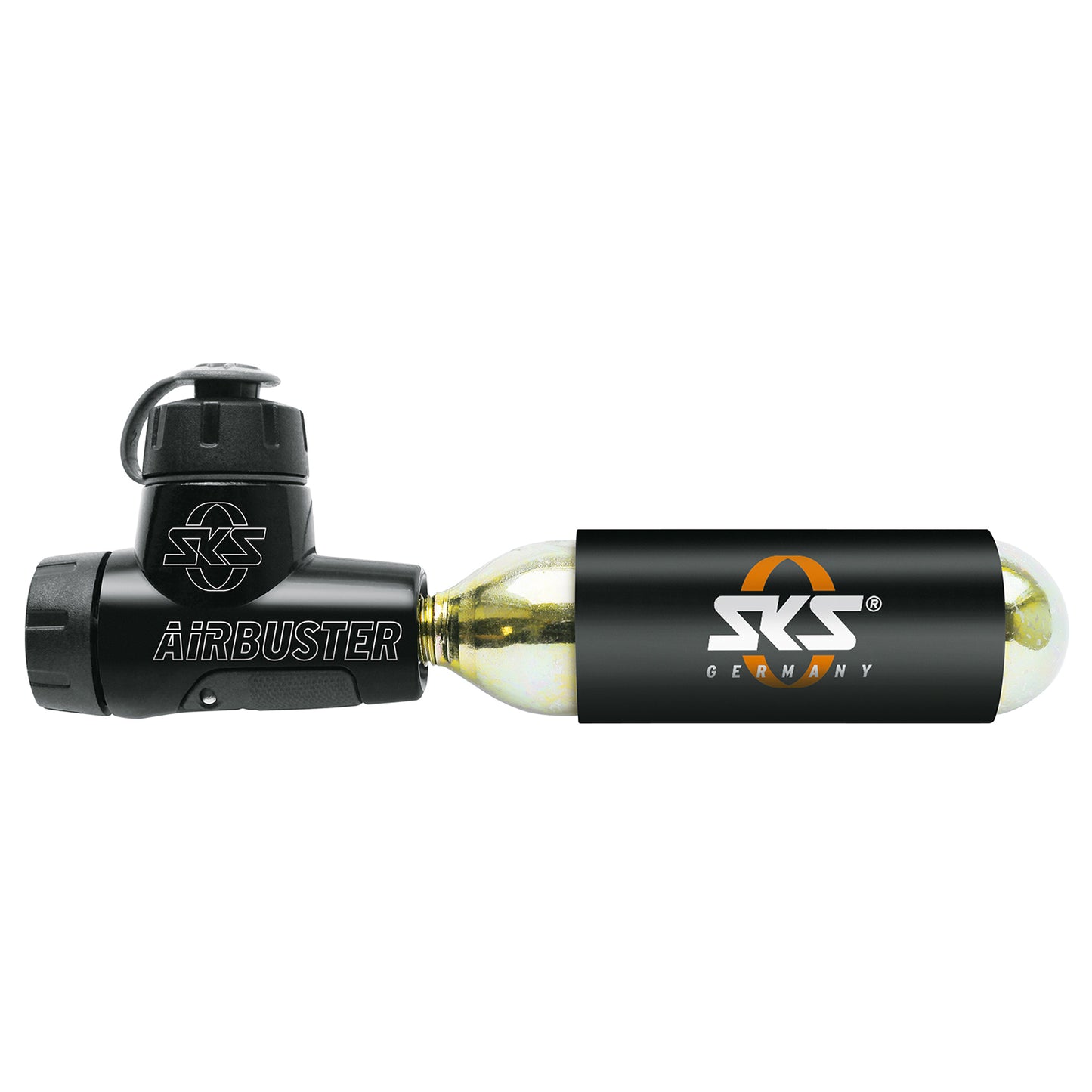 SKS GERMANY AIRBUSTER CO2 striker + 16 g threaded CO2 cartridge (x1)