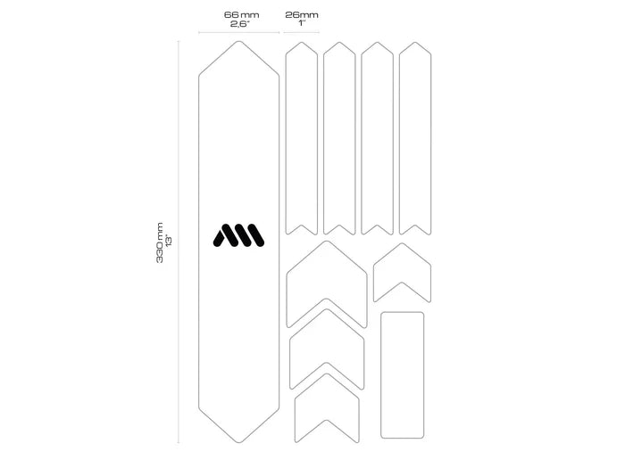 ALL MOUNTAIN STYLE EXTRA Clear Adhesive Frame Protector
