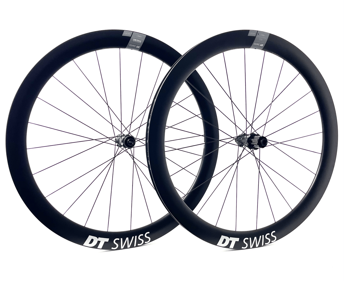 Pair of DT SWISS ARC 1600 SPLINE 50mm DISC Tubeless Ready Wheels (Center Lock)