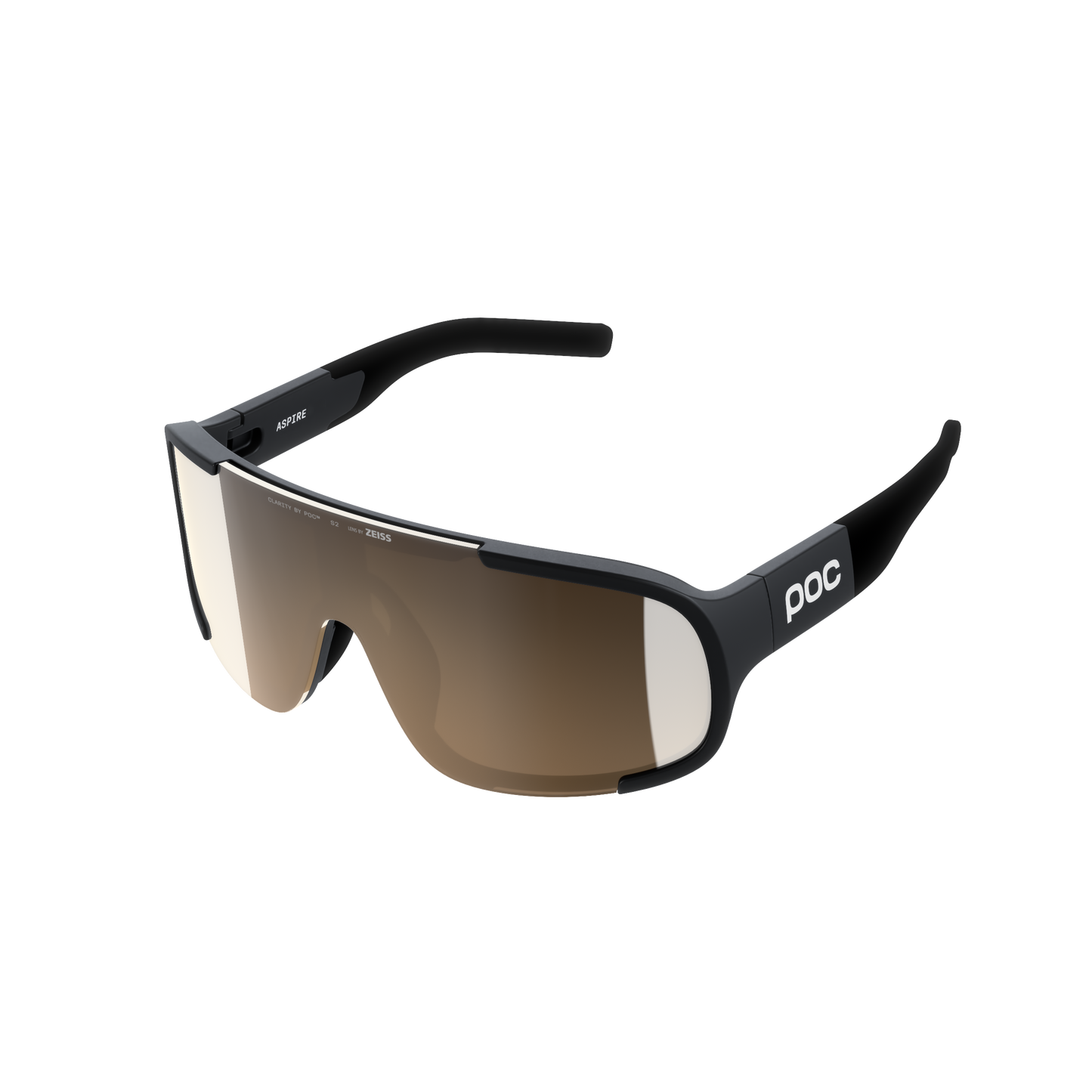 POC ASPIRE MID Glasses Black/Clarity Trail/Partly Sunny Silver