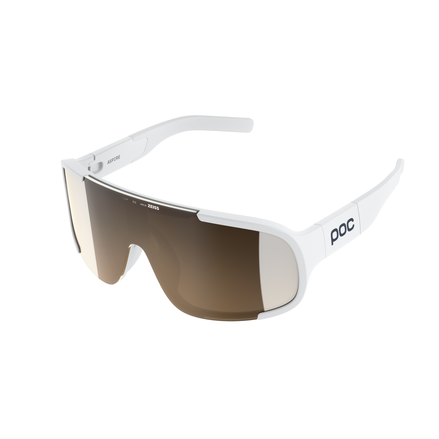 POC ASPIRE MID Goggles White/Clarity Trail/Partly Sunny Silver