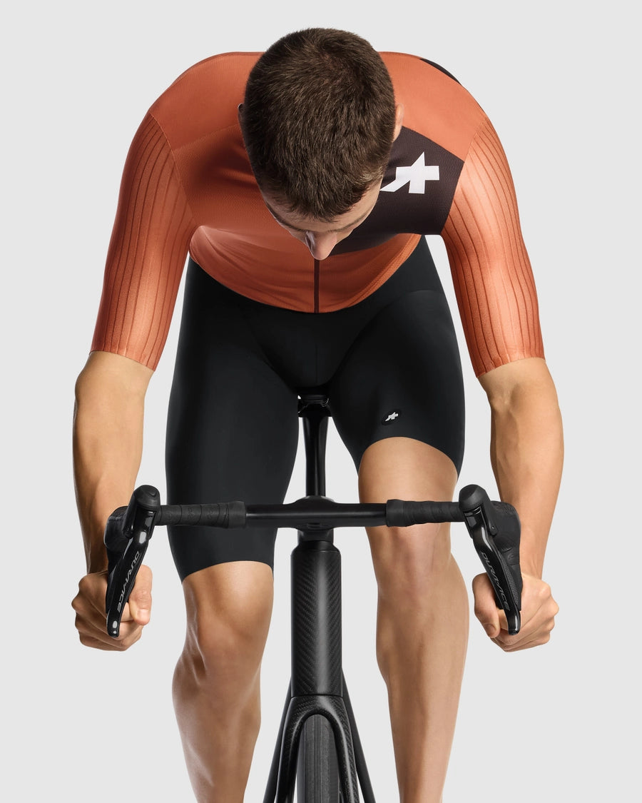 ASSOS EQUIPE RS S11 Short Sleeve Brown Jersey