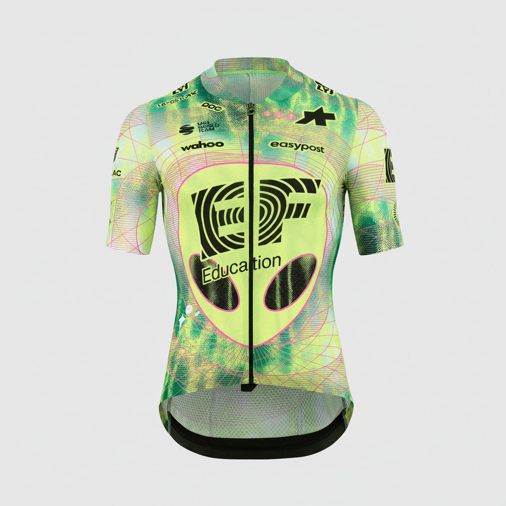 ASSOS MILLE GT EDUCATION FIRST GIRO Jersey Short Sleeve Black/Yellow