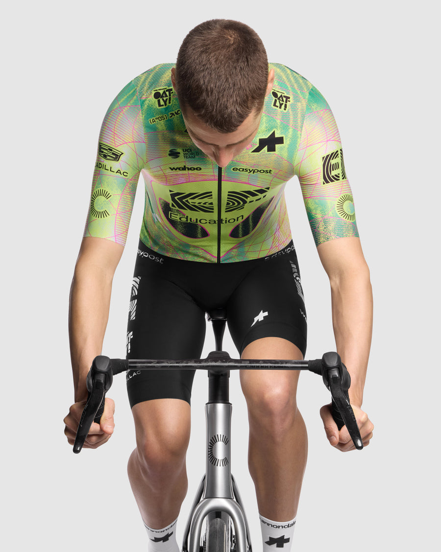 ASSOS MILLE GT EDUCATION FIRST GIRO Jersey Short Sleeve Black/Yellow